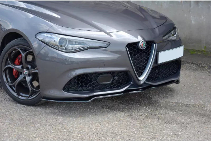 Maxton Design Frontlippe V.1 für Alfa Romeo Giulia Veloce Hochglanz schwarz – Ansicht 2