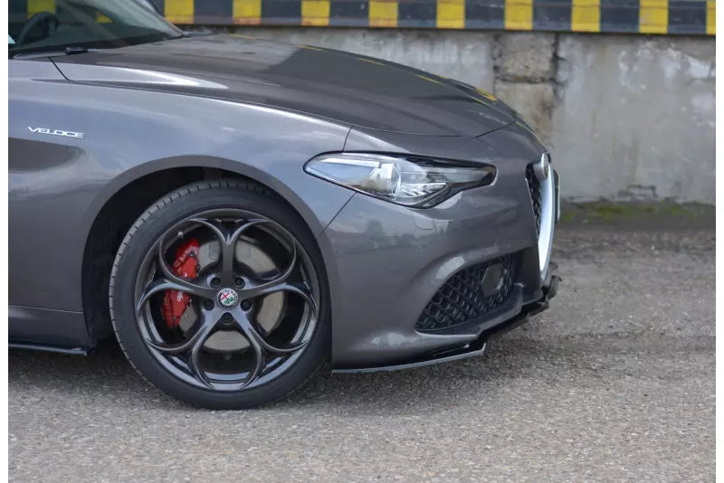Maxton Design Frontlippe V.1 für Alfa Romeo Giulia Veloce Hochglanz schwarz – Ansicht 3
