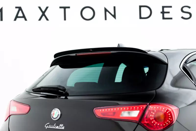 Maxton Design Heckspoiler Lippe für Alfa Romeo Giulietta Hochglanz schwarz – Ansicht 1
