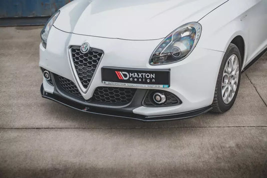 Maxton Design Frontlippe V.1 für Alfa Romeo Giulietta Facelift Hochglanz schwarz – Ansicht 1