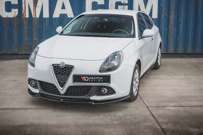 Maxton Design Frontlippe V.2 für Alfa Romeo Giulietta Facelift Hochglanz schwarz – Ansicht 1