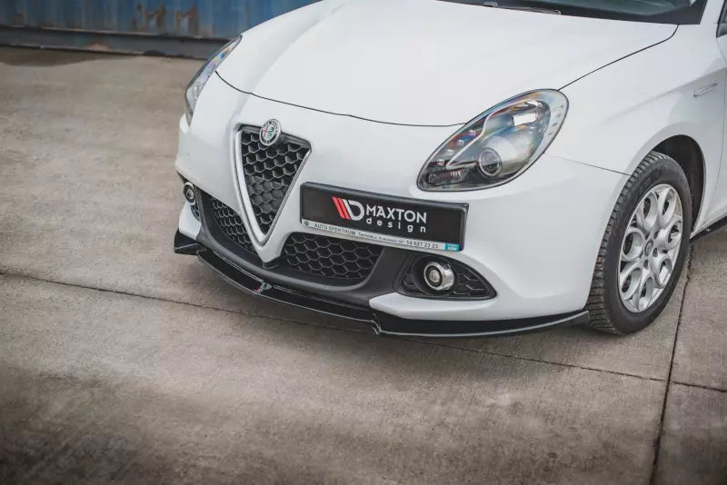 Maxton Design Frontlippe V.2 für Alfa Romeo Giulietta Facelift Hochglanz schwarz – Ansicht 2