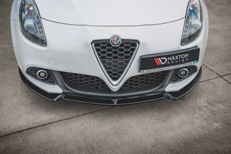 Maxton Design Frontlippe V.2 für Alfa Romeo Giulietta Facelift Hochglanz schwarz – Ansicht 4