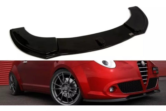Maxton Design Frontlippe für Alfa Romeo Mito Hochglanz schwarz – Ansicht 1