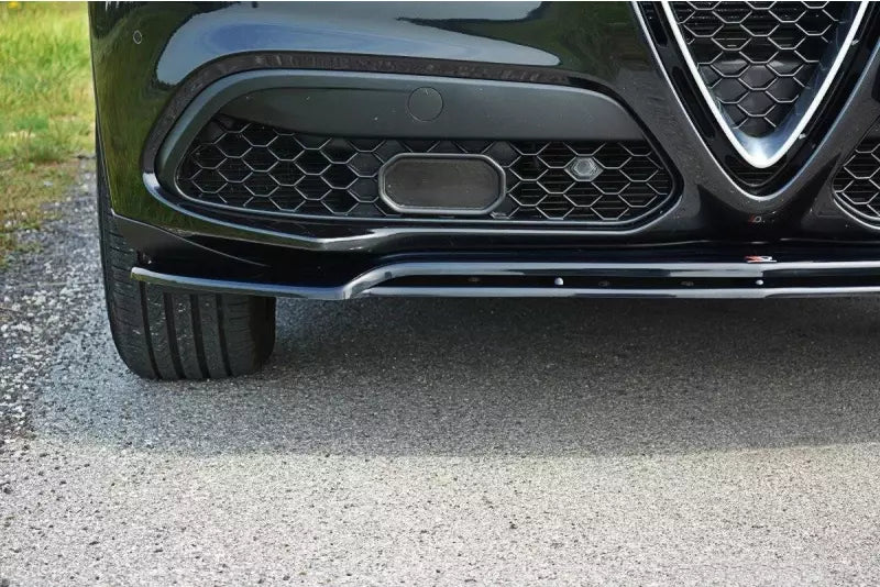 Maxton Design Frontlippe V.2 für Alfa Romeo Stelvio Hochglanz schwarz – Ansicht 3