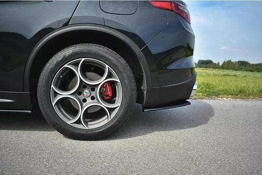 Maxton Design Diffusor Flaps für Alfa Romeo Stelvio Hochglanz schwarz – Ansicht 1