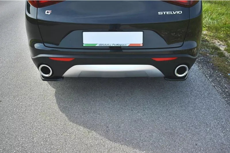 Maxton Design Diffusor Flaps für Alfa Romeo Stelvio Hochglanz schwarz – Ansicht 4