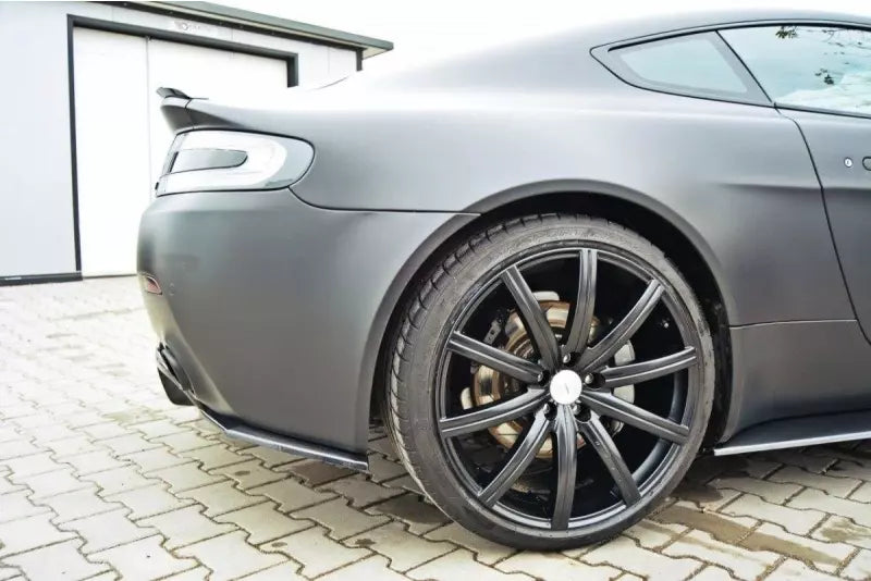 Maxton Design Diffusor Flaps für Aston Martin V8 Vantage Hochglanz schwarz – Ansicht 2
