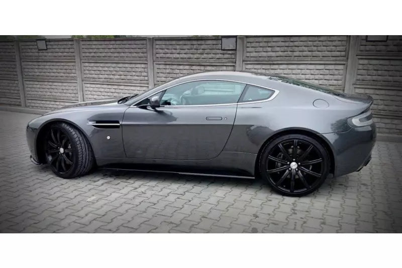 Maxton Design Seitenschweller (Paar) für Aston Martin V8 Vantage Hochglanz schwarz – Ansicht 2