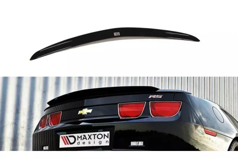 Maxton Design Heckspoiler Lippe für Chevrolet Camaro Mk5 SS - EU vor Facelift Hochglanz schwarz – Ansicht 1