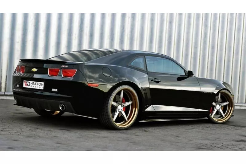 Maxton Design Seitenschweller (Paar) für Chevrolet Camaro Mk5 SS - US, EU vor Facelift Hochglanz schwarz – Ansicht 2
