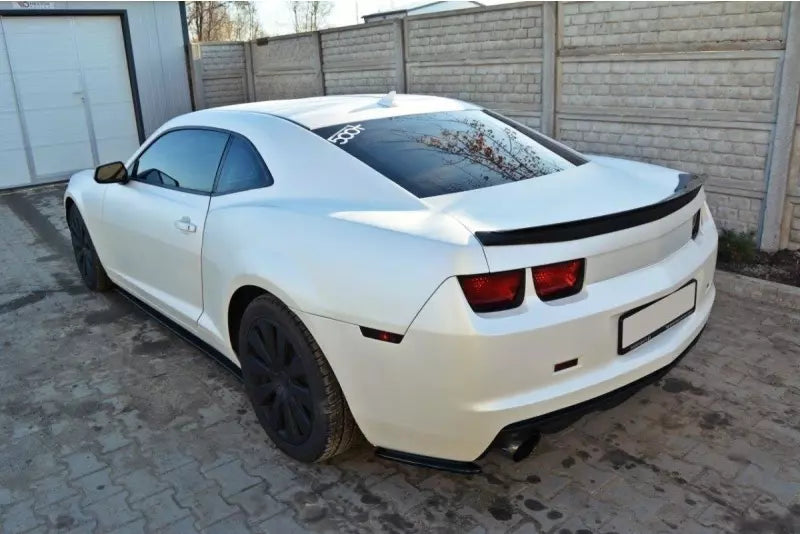Maxton Design Heckspoiler Lippe für Chevrolet Camaro Mk5 SS - US vor Facelift Hochglanz schwarz – Ansicht 2