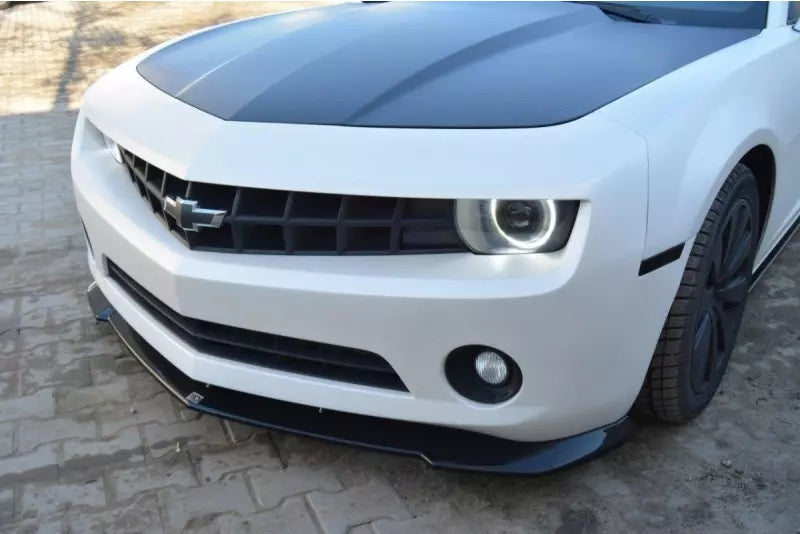 Maxton Design Frontlippe für Chevrolet Camaro Mk5 SS - US vor Facelift Hochglanz schwarz – Ansicht 1
