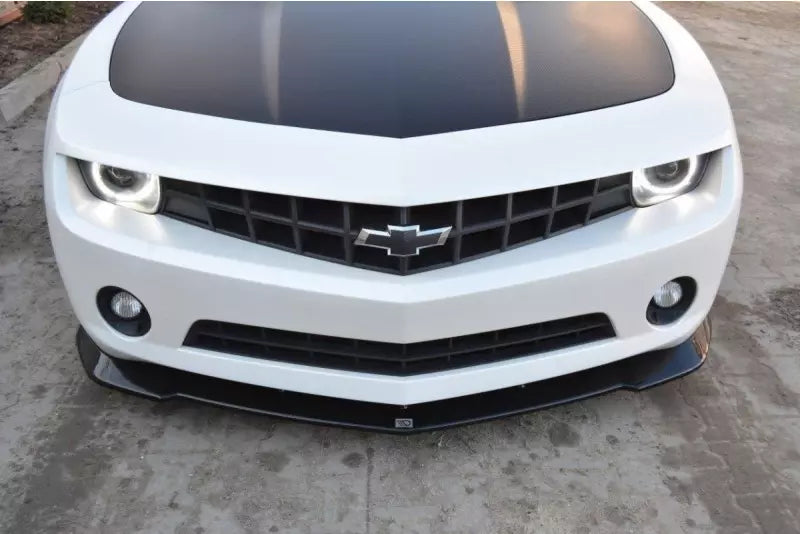 Maxton Design Frontlippe für Chevrolet Camaro Mk5 SS - US vor Facelift Hochglanz schwarz – Ansicht 2
