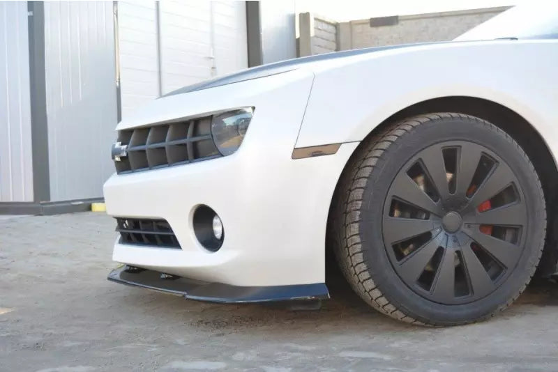 Maxton Design Frontlippe für Chevrolet Camaro Mk5 SS - US vor Facelift Hochglanz schwarz – Ansicht 3