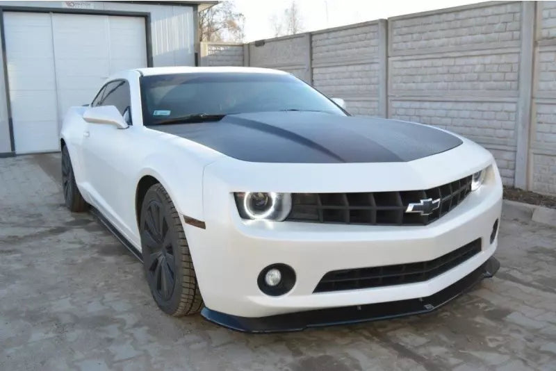 Maxton Design Frontlippe für Chevrolet Camaro Mk5 SS - US vor Facelift Hochglanz schwarz – Ansicht 4
