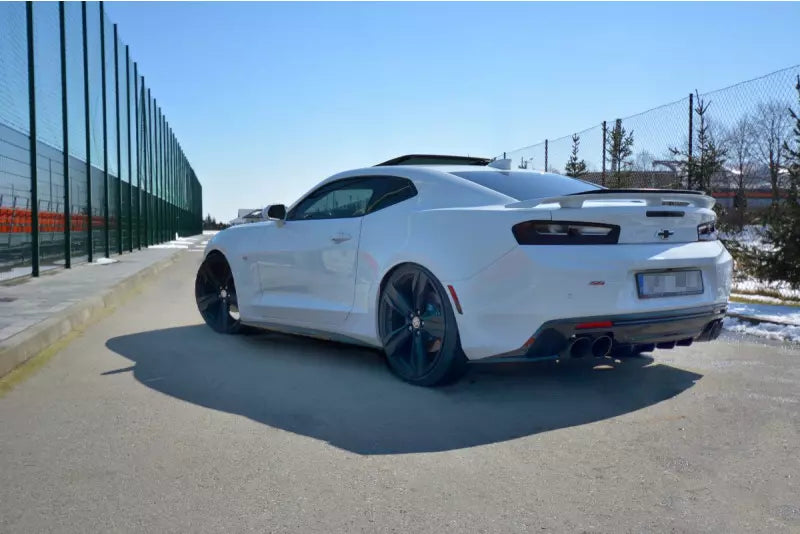 Maxton Design Heckspoiler Lippe für Chevrolet Camaro Mk6 2SS Coupe Hochglanz schwarz – Ansicht 4
