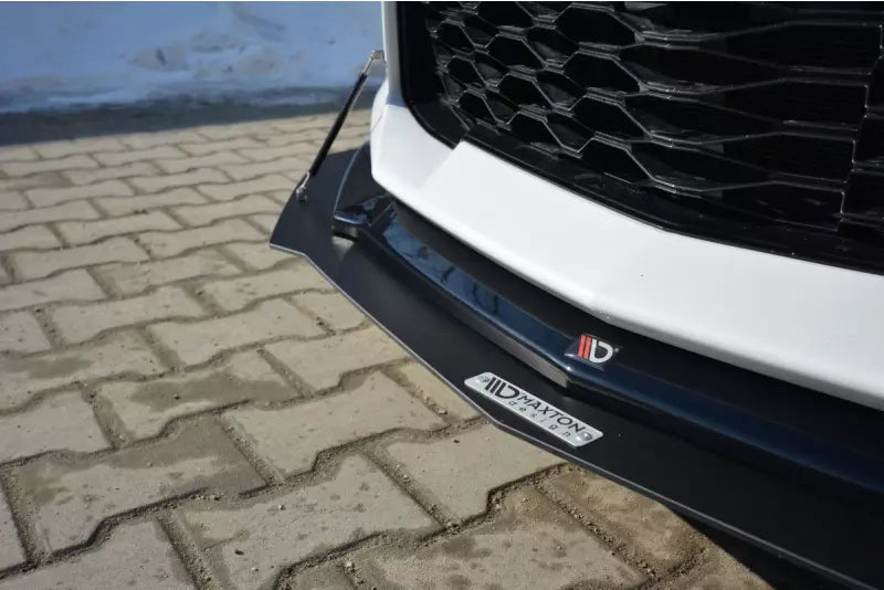 Maxton Design Street Pro Frontlippe V.2 für Chevrolet Camaro Mk6 2SS Coupe Hochglanz schwarz – Ansicht 2