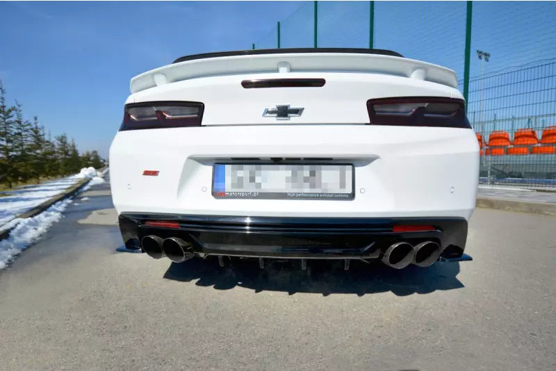 Maxton Design Heckdiffusor für Chevrolet Camaro Mk6 2SS Coupe Hochglanz schwarz – Ansicht 4