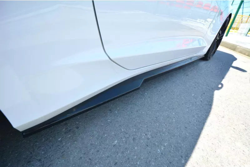 Maxton Design Seitenschweller (Paar) für Chevrolet Camaro Mk6 2SS Coupe Hochglanz schwarz – Ansicht 2