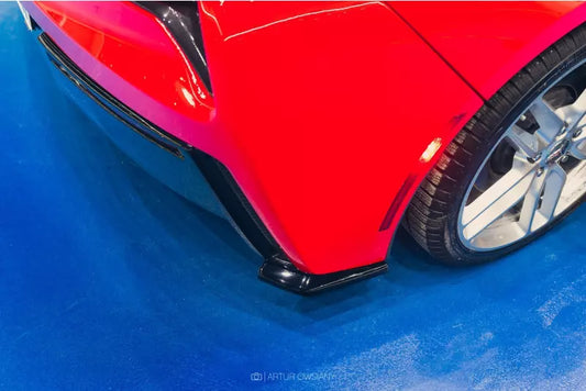 Maxton Design Diffusor Flaps V.1 für Chevrolet Corvette C7 Hochglanz schwarz – Ansicht 1