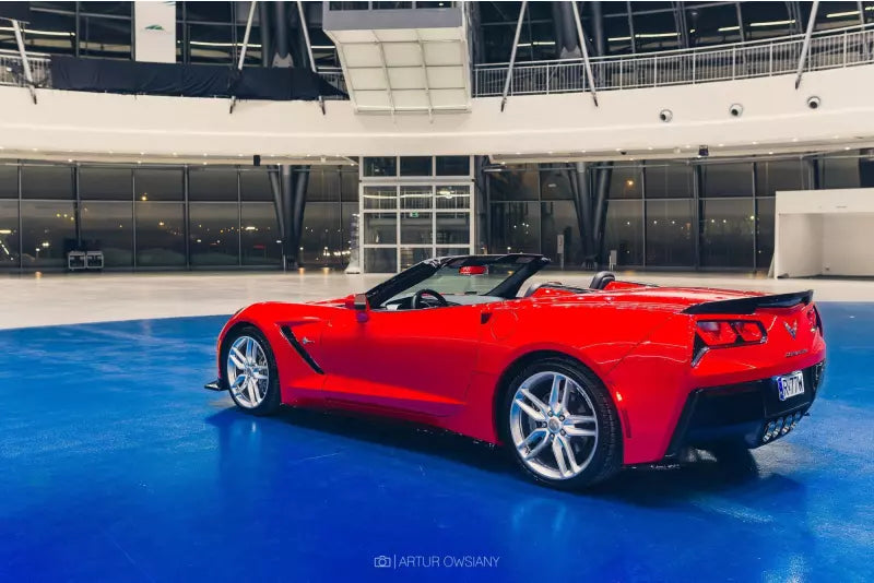 Maxton Design Diffusor Flaps V.1 für Chevrolet Corvette C7 Hochglanz schwarz – Ansicht 2