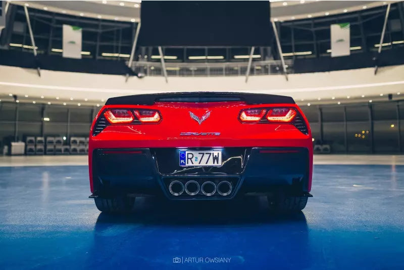 Maxton Design Diffusor Flaps V.1 für Chevrolet Corvette C7 Hochglanz schwarz – Ansicht 3