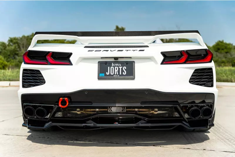 Maxton Design Heckdiffusor für Chevrolet Corvette C8 2020- Hochglanz schwarz – Ansicht 1
