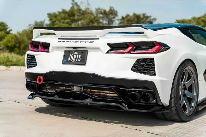 Maxton Design Heckdiffusor für Chevrolet Corvette C8 2020- Hochglanz schwarz – Ansicht 3