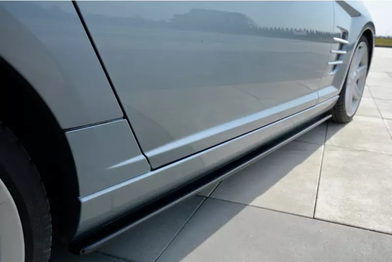 Maxton Design Seitenschweller (Paar) für Chrysler Crossfire Hochglanz schwarz – Ansicht 2