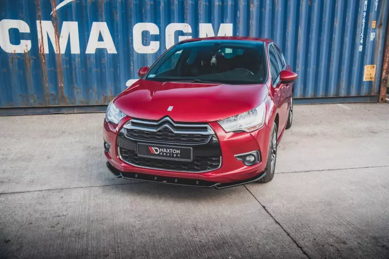 Maxton Design Frontlippe für Citroen DS4 Hochglanz schwarz – Ansicht 1