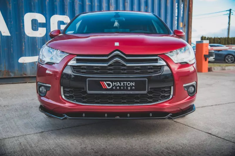 Maxton Design Frontlippe für Citroen DS4 Hochglanz schwarz – Ansicht 4