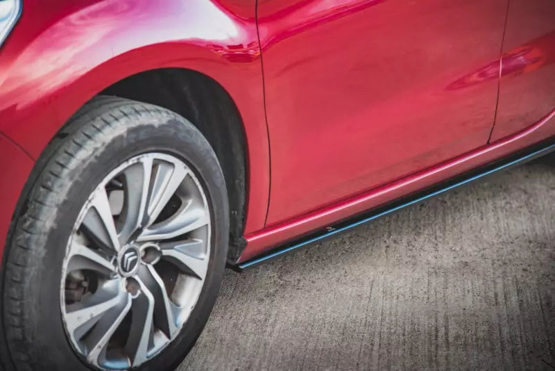 Maxton Design Seitenschweller (Paar) für Citroen DS4 Hochglanz schwarz – Ansicht 3