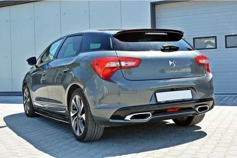 Maxton Design Heckspoiler Lippe für Citroen DS5 (vor und nach Facelift) Hochglanz schwarz – Ansicht 1