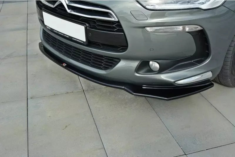 Maxton Design Frontlippe V.1 für Citroen DS5 (vor und nach Facelift) Hochglanz schwarz – Ansicht 2
