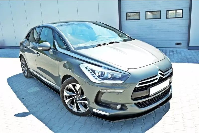 Maxton Design Frontlippe V.2 für Citroen DS5 Facelift Hochglanz schwarz – Ansicht 1