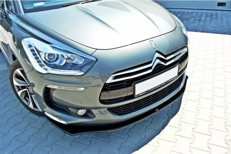 Maxton Design Frontlippe V.2 für Citroen DS5 Facelift Hochglanz schwarz – Ansicht 2