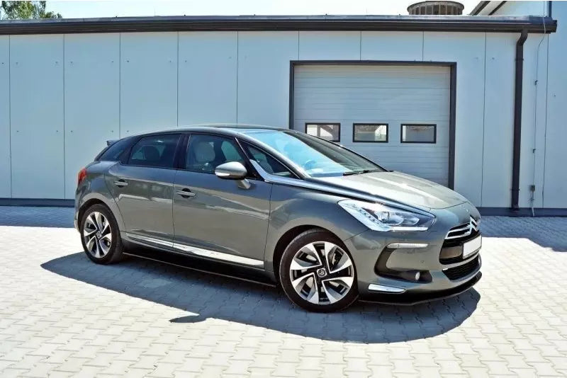 Maxton Design Seitenschweller (Paar) für Citroen DS5 (vor und nach Facelift) Hochglanz schwarz – Ansicht 1