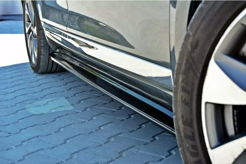 Maxton Design Seitenschweller (Paar) für Citroen DS5 (vor und nach Facelift) Hochglanz schwarz – Ansicht 3