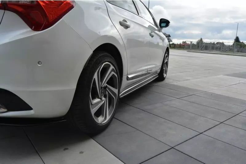 Maxton Design Seitenschweller (Paar) für Citroen DS5 (vor und nach Facelift) Hochglanz schwarz – Ansicht 4