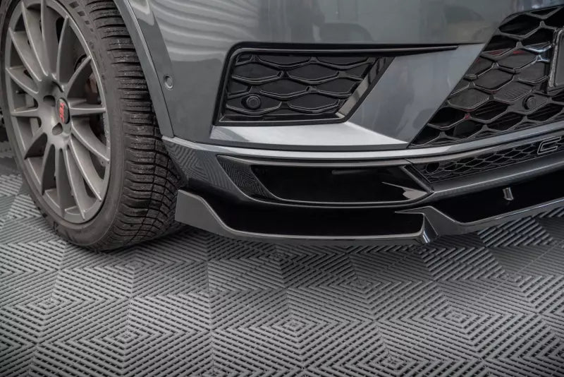 Maxton Design Frontlippe V.1 für Cupra Ateca 2018-2020 Hochglanz schwarz – Ansicht 4
