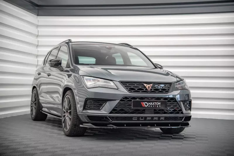 Maxton Design Frontlippe V.2 für Cupra Ateca 2018-2020 Hochglanz schwarz – Ansicht 1