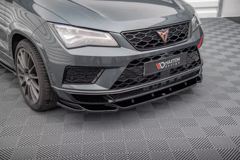 Maxton Design Frontlippe V.2 für Cupra Ateca 2018-2020 Hochglanz schwarz – Ansicht 3