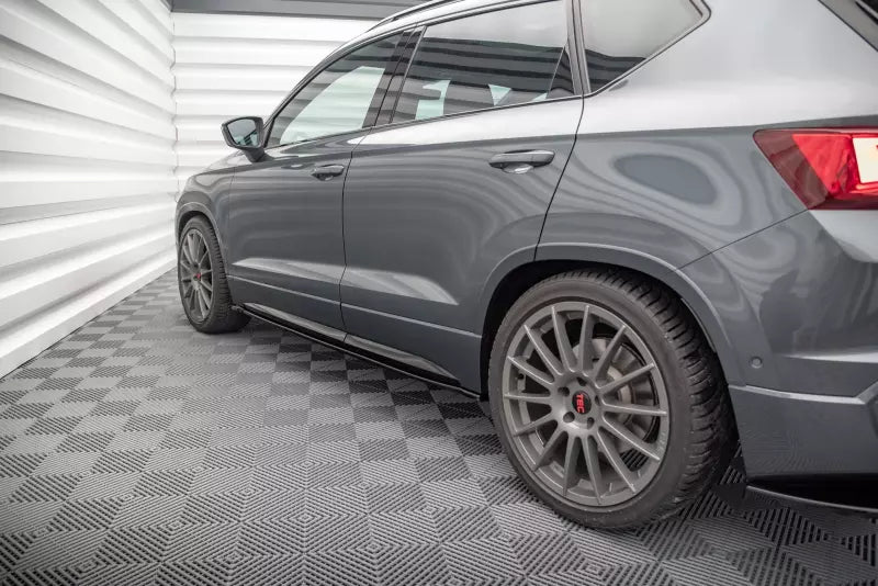 Maxton Design Seitenschweller (Paar) für Cupra Ateca Hochglanz schwarz – Ansicht 3