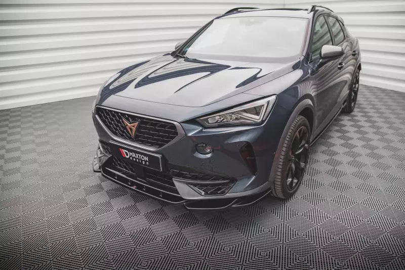 Maxton Design Frontlippe V.1 für Cupra Formentor Hochglanz schwarz – Ansicht 1