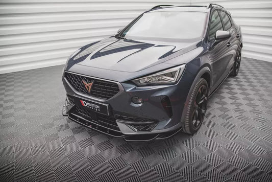 Maxton Design Frontlippe V.1 für Cupra Formentor Hochglanz schwarz – Ansicht 1