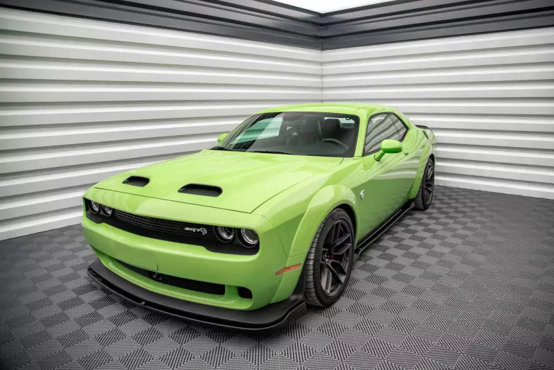 Maxton Design Seitenschweller (Paar) für Dodge Challenger SRT Hellcat Mk3 Hochglanz schwarz – Ansicht 2