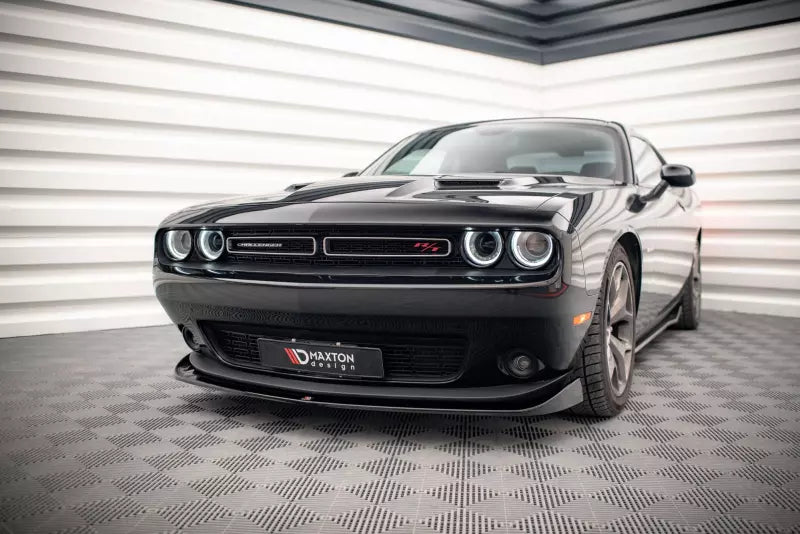 Maxton Design Frontlippe für Dodge Challenger RT Mk3 Facelift Hochglanz schwarz – Ansicht 1