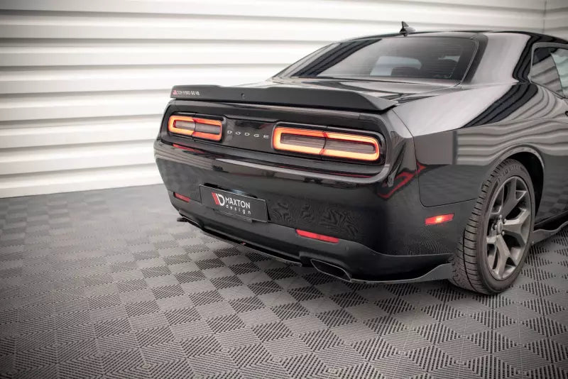 Maxton Design Diffusor Flaps für Dodge Challenger RT Mk3 Facelift Hochglanz schwarz – Ansicht 2