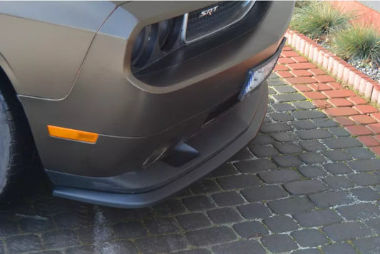 Maxton Design Frontlippe für Dodge Challenger Mk3 SRT8 Coupe Hochglanz schwarz – Ansicht 1